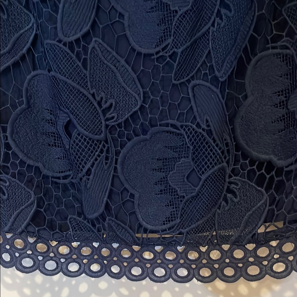 Merona Embellished Blue Sleeveless Tank Top - Picture 4 of 6